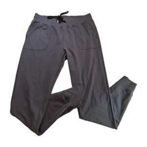 Zyia Active Size M Grey Unwind Joggers Pants Running Yoga Activewear